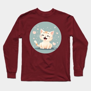 Happy Kitty Long Sleeve T-Shirt